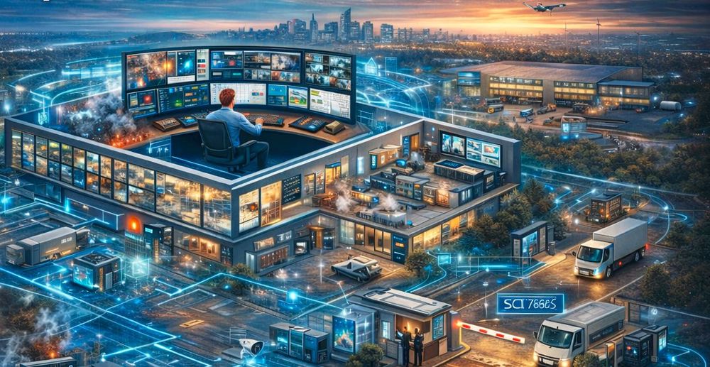 Zintegrowany system bezpieczeństwa — centrum monitoringu i zarządzania obiektem przemysłowym
